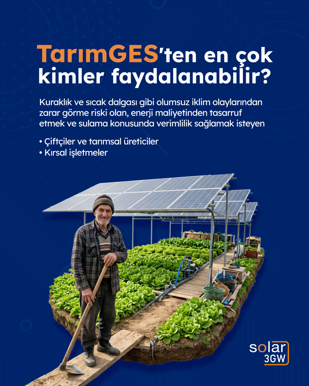 TarımGES'ten en çok kimler faydalanır