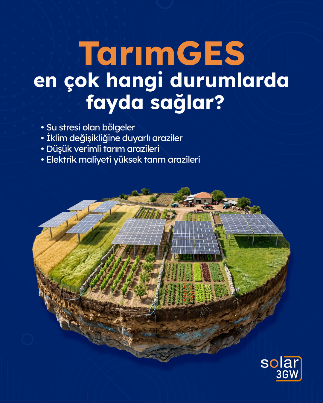 TarımGES en çok hangi durumlarda fayda sağlar
